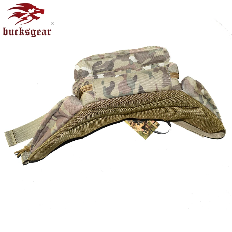 

BUCKSGEAR outdoor hunting waist bag pistol gun tactical waist bag water-resistant military bag with gun pouch