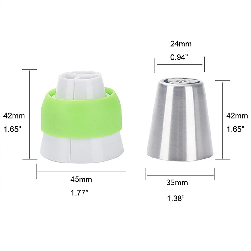 

27pcs Cake Decorating Tools Stainless Steel Nozzles Party DIY Cream Cupcake Flowers Baking Decor Pastry Bag Icing Piping Set