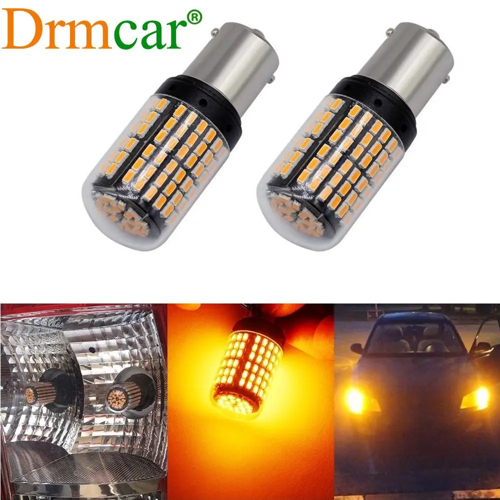 2X 1156 BA15S BAU15S 7440 P215W Светодиодные Автомобильные задние фары Лампа фонарь стоп