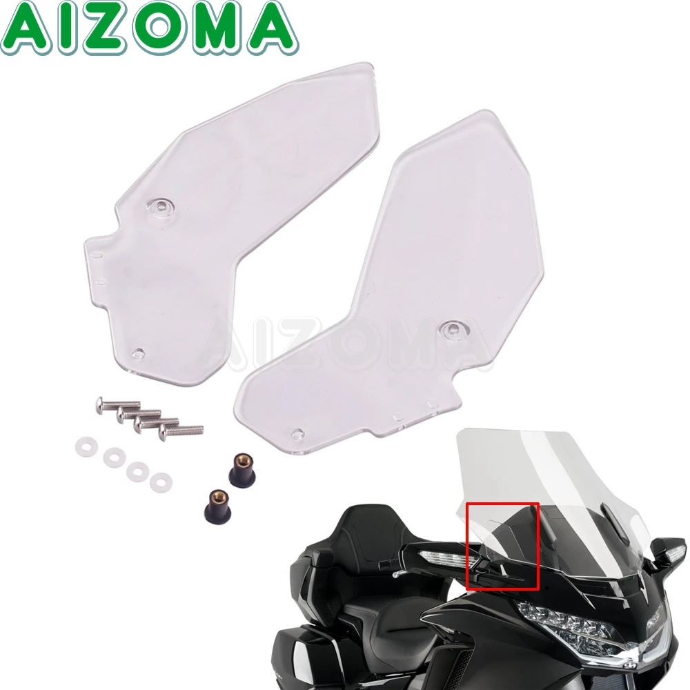 

Transparent Fairing Side Wings Air Deflector For Honda Goldwing GL1800 2018-up Motorcycle Windshield WindScreen Airflow Deflect