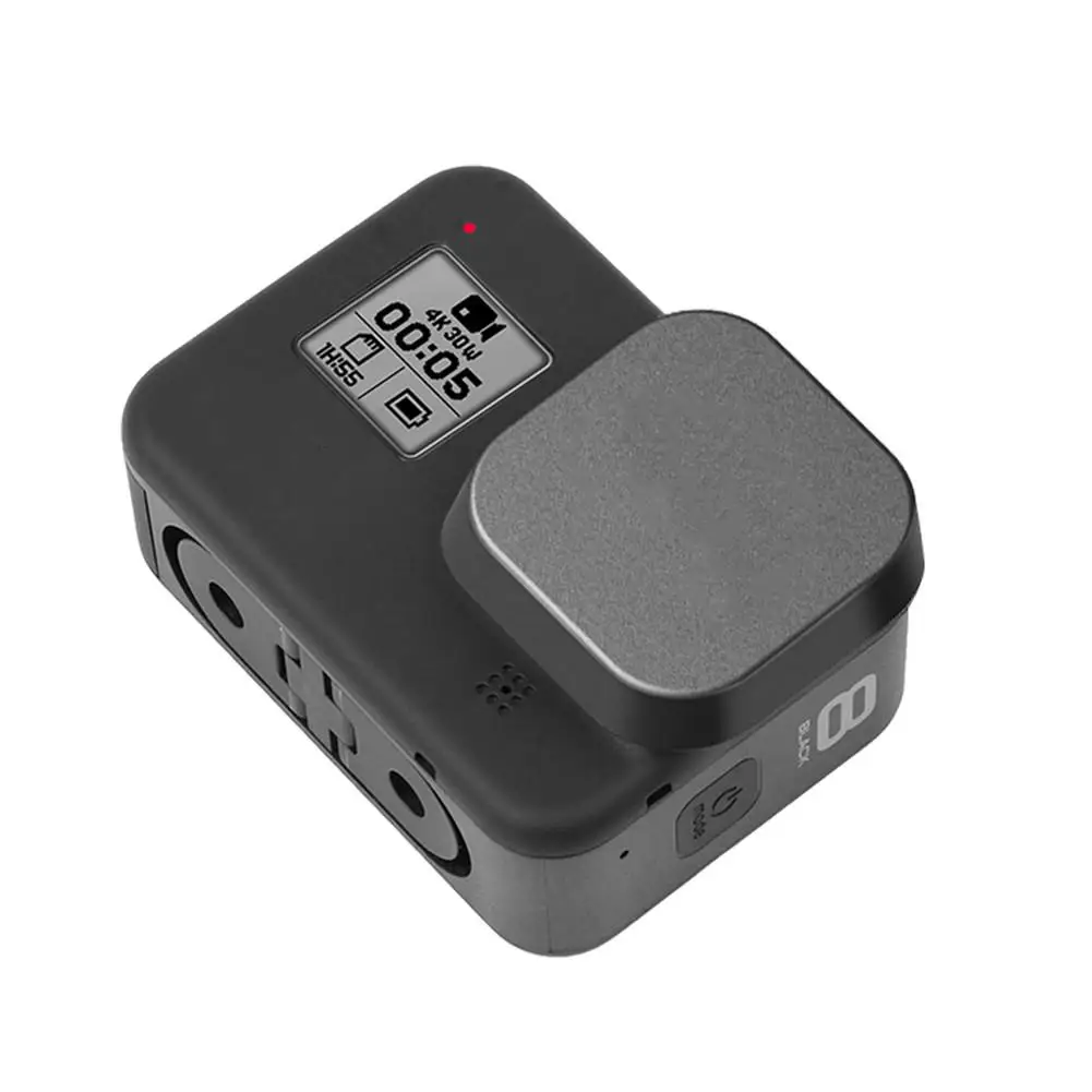 Крышка объектива камеры для GoPro Hero 8 Мягкая силиконовая крышка без присоски