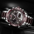 Часы NAVIFORCE мужские, военные, цифровые, спортивные, водонепроницаемые, из нержавеющей стали