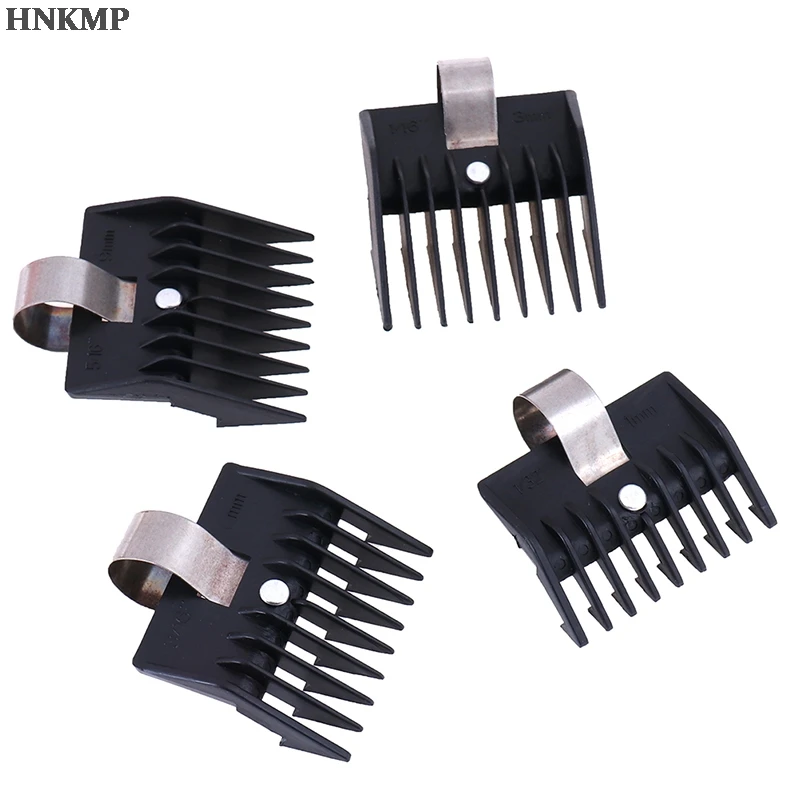 

4pcs/set 1/3/6/9mm Limit Comb Hair Clipper Limit Comb Guide Attachment Size Barber Replacement Hair Styler Tools