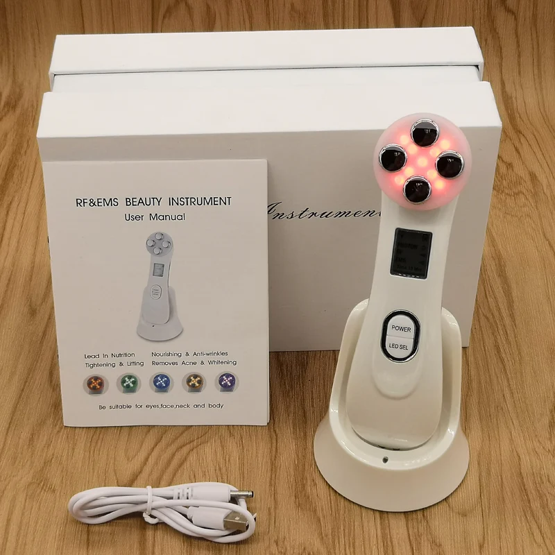 Для лица RF EMS радиочастотная мезотерапия электростимулятор для светодиодный