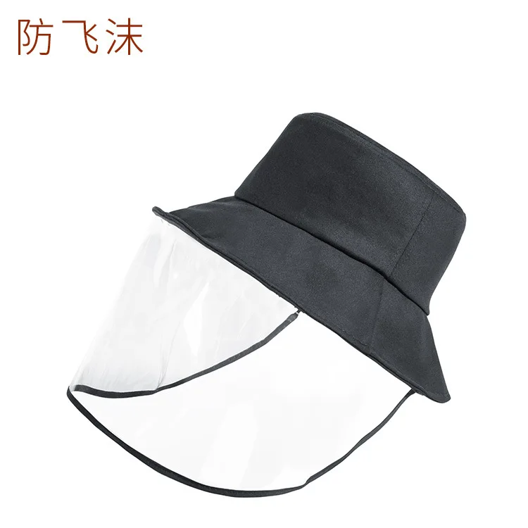 

Men Enclosing Anti-dust Caps Outdoor Sunbonnet Fisherman Hat Protective Bucket Hat Unisex Anti-wind Dust Anti-fog Sun Hats