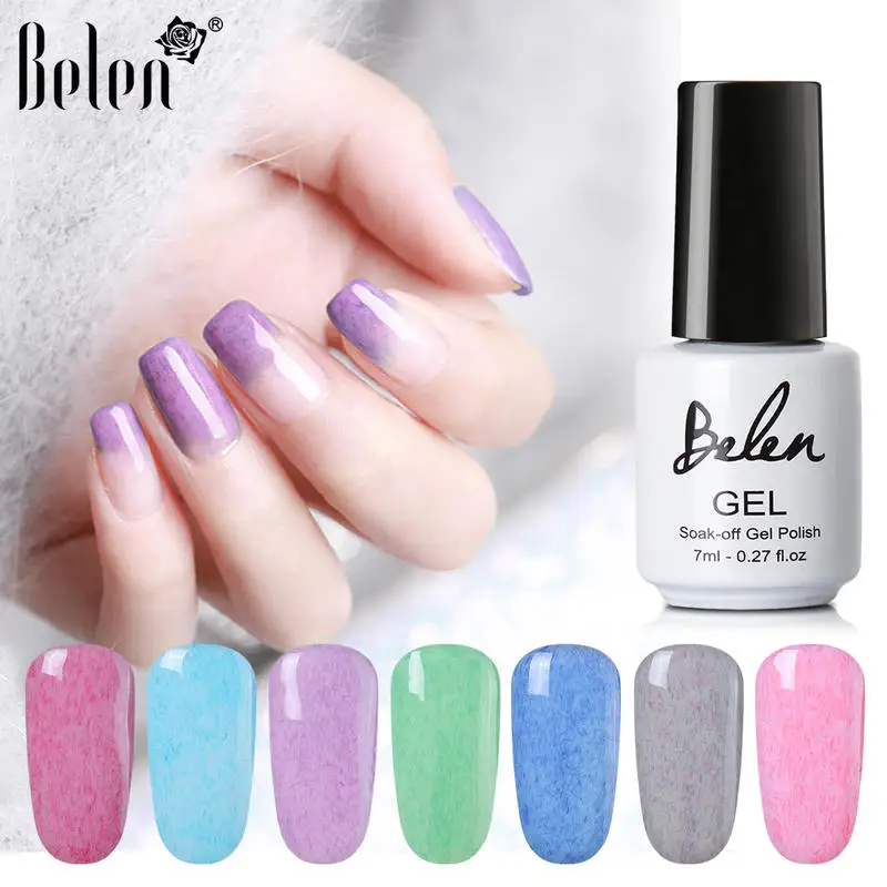 Белена из искусственного меха гель лак для ногтей био-Гели Soak Off Nail Art Лаки УФ
