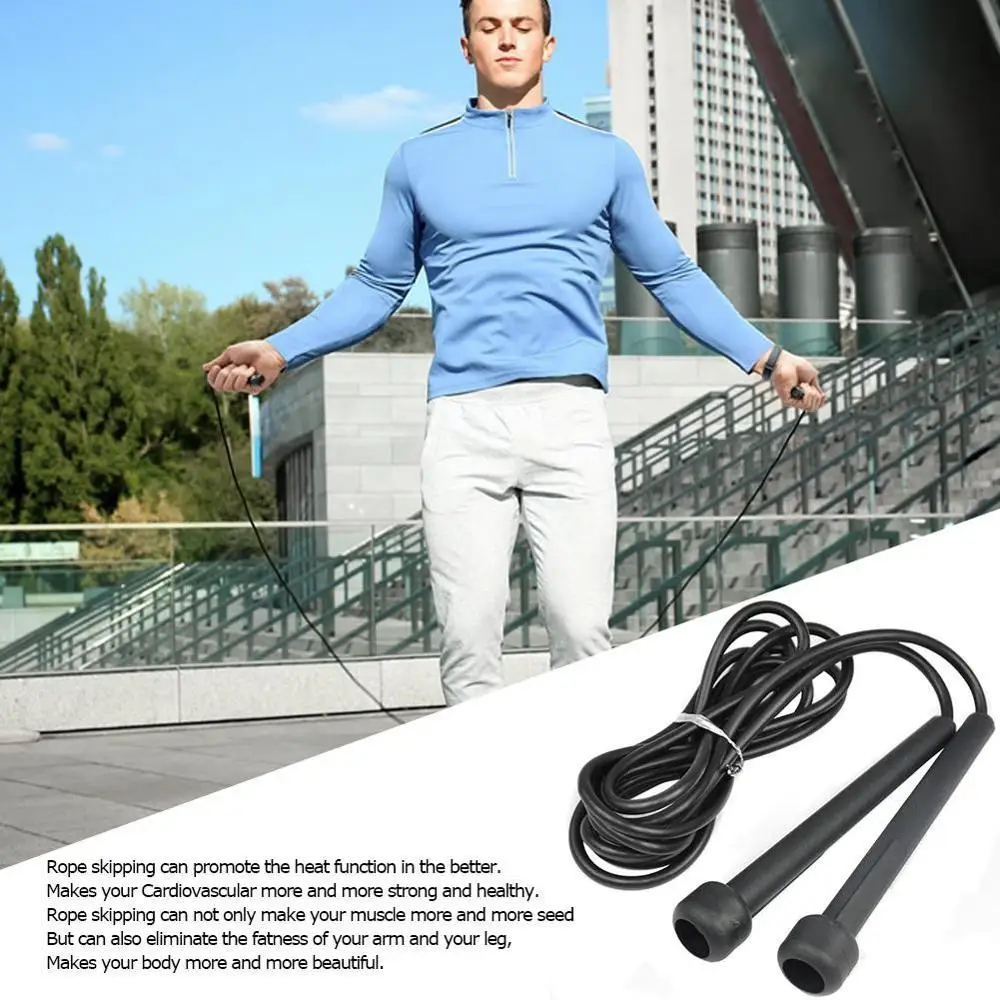 Скакалка для фитнеса оборудование скоростная веревка профессиональная легкая