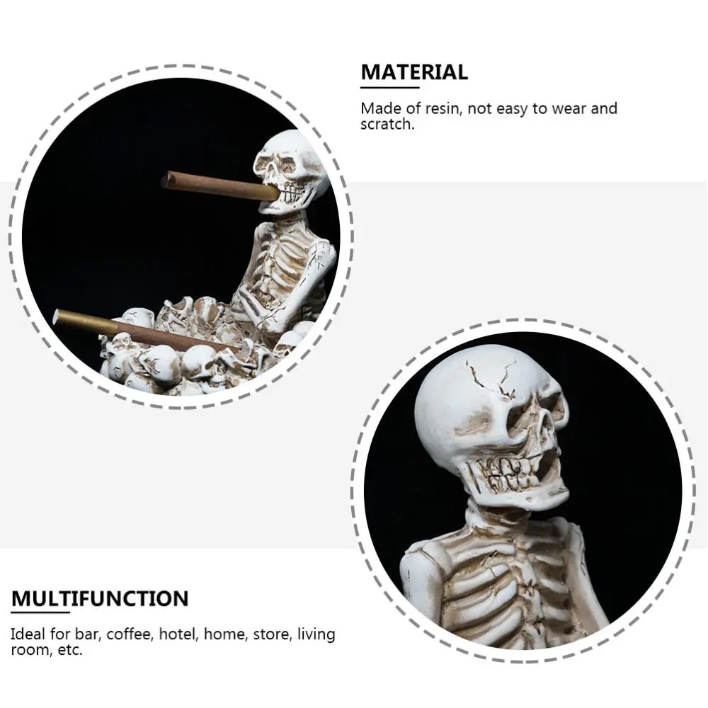 

1pc Creative Ashtray Practical Smoking Ashtray Hotel Tabletop Ornament