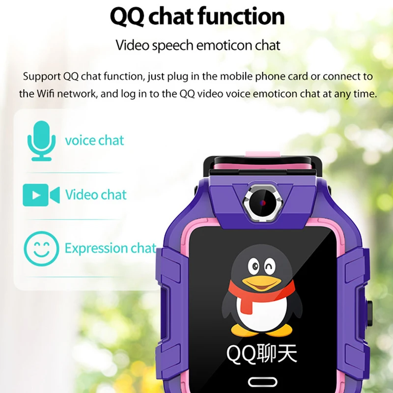 Детские Смарт-часы KGG Y99 4G телефон GPS вращающаяся Двойная камера Wi-Fi анти-потеря