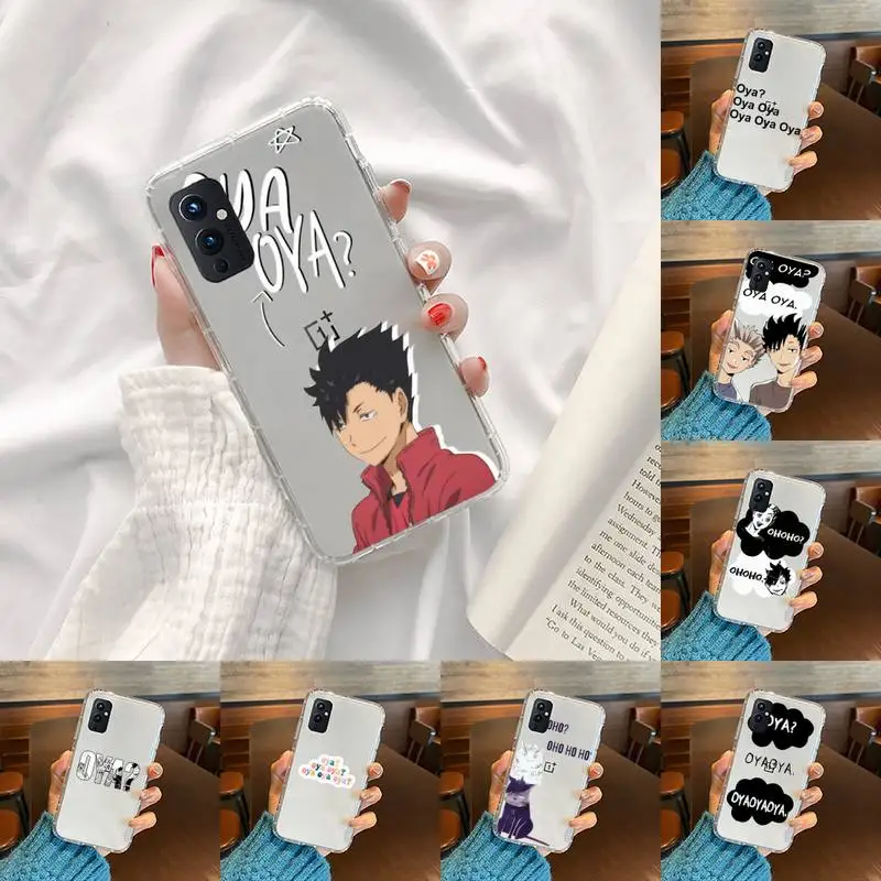 

Oya Oya Oya Haikyuu Phone Case Transparent For OnePlus MEIZU MEITU M 7 8 9 16 17 T PRO XS moible bag