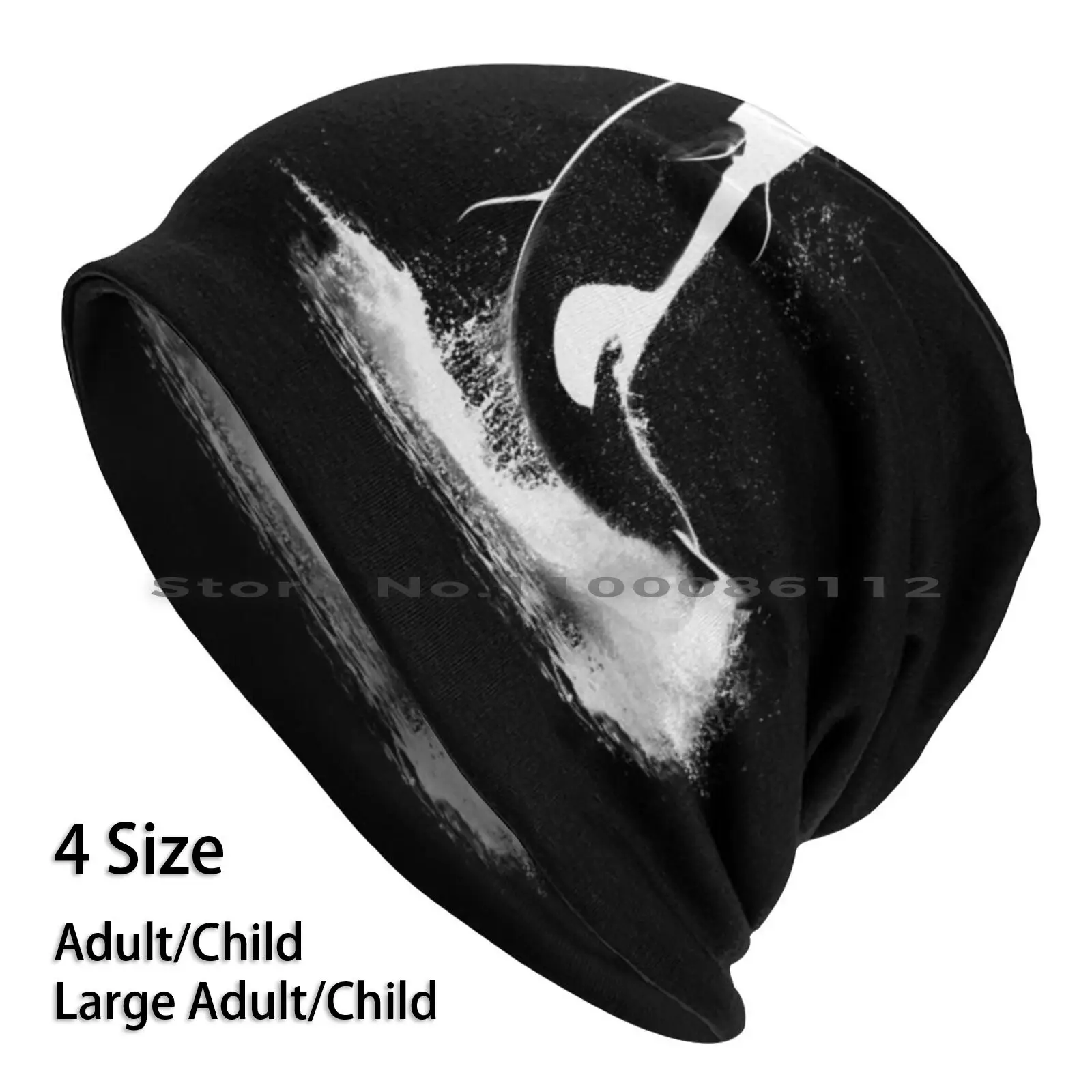 Orca Kicker Beanies Knit Hat Orca Killer Whale Dolphin Cetac
