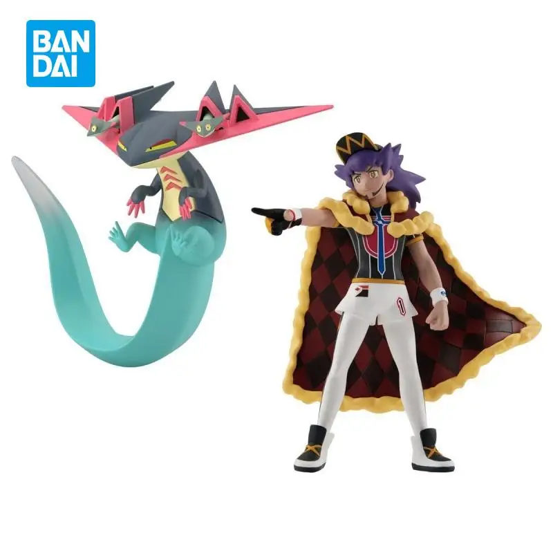 

В наличии Оригинальные Bandai Pokemon Galar Area Pb Champion Leon драпальта аниме экшн-фигурки модели игрушки для детей