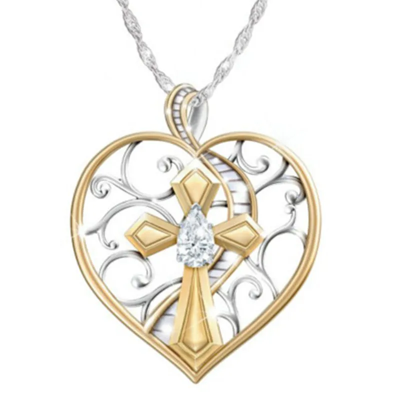 Модные ювелирные изделия вера аксессуары небо лестница двухцветный сердце