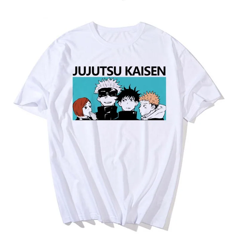 

Men's T-shirt Jiu-Jitsu Battle Yuji Itadori Printed Unisex Short Sleeve T-shirt Fashion T-shirt Men's Street Harajuku Anime Clot