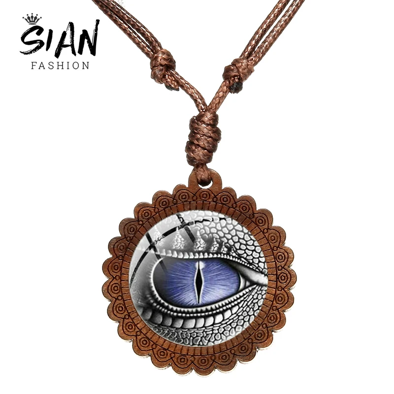 SONGDA модное ожерелье с узором глаза Дракона Ретро панк рептилии животные глаз