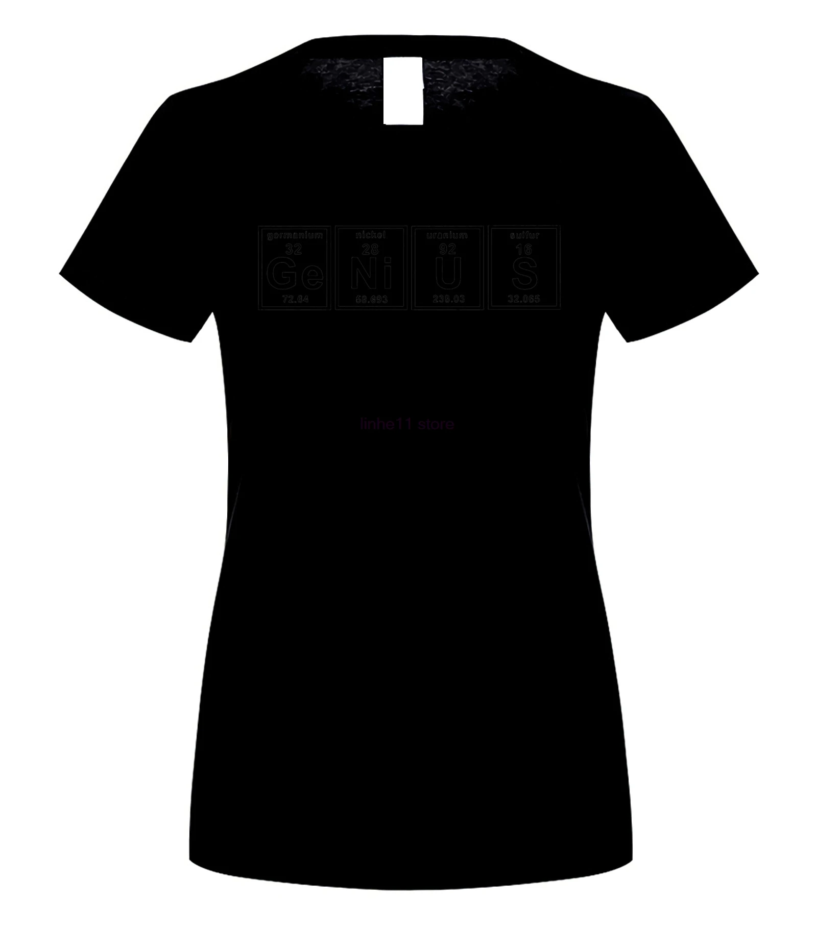 Забавная Мужская футболка с принтом GENIUS унисекс надписью dental TABLE Science Chemistry Humour