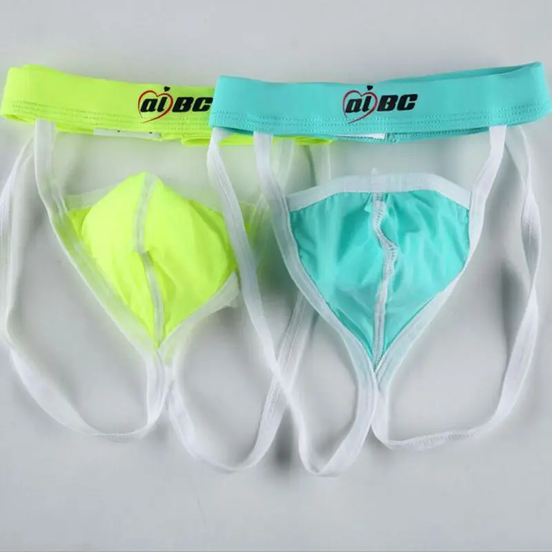 Мужские стринги стрейч нейлоновые двойные вентиляция дышащие персональный