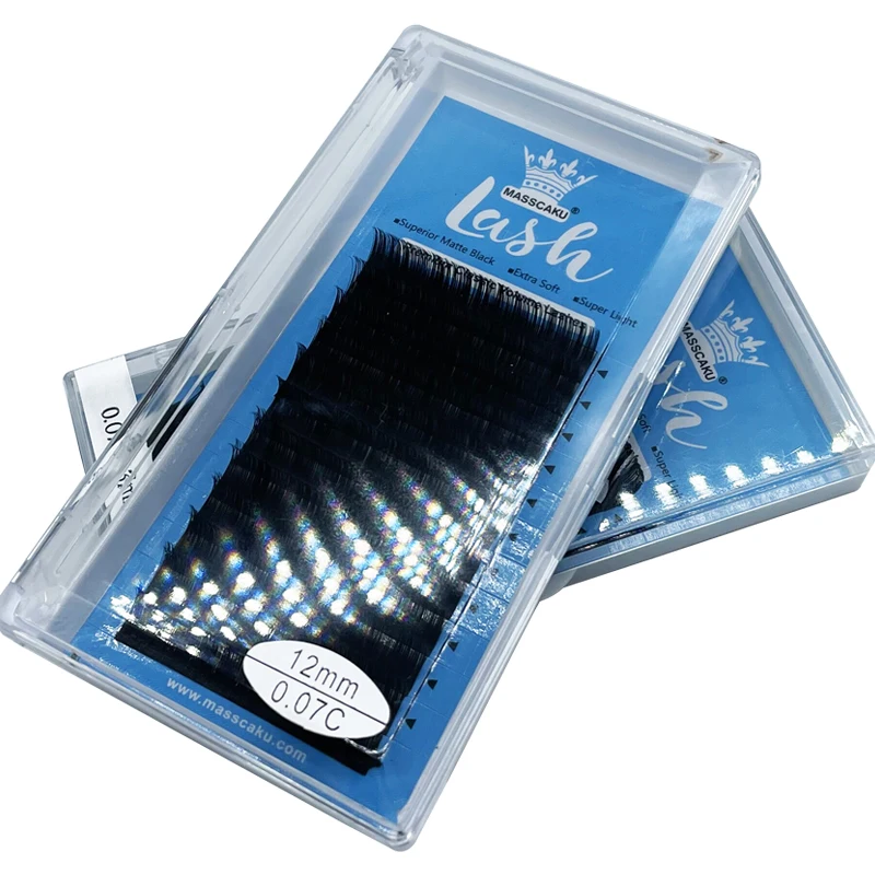 20 накладных ресниц заводская цена 12 линий отдельные Классические мягкие