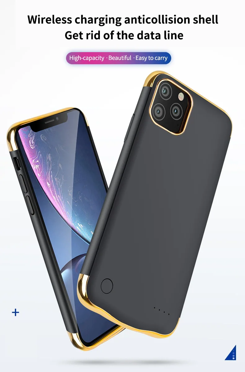 Чехол с портативным зарядным устройством для iPhone 12 чехол резервным