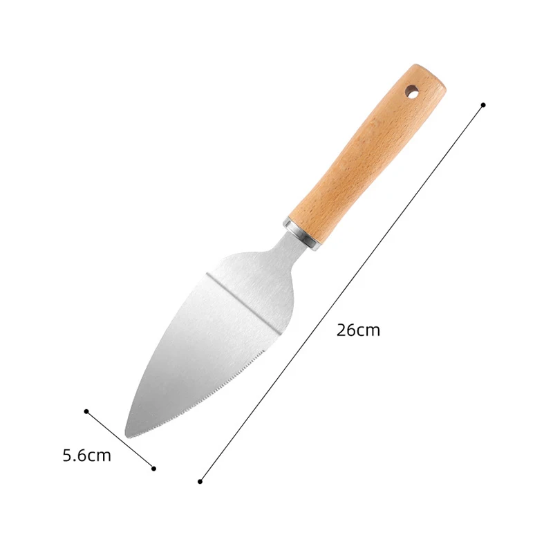 

Stainless Steel Wooden Handle Roller Pizza Cutter Pizza Shovel Two-piece Set Kitchen Accessories Small Tools Kitchen Supplies