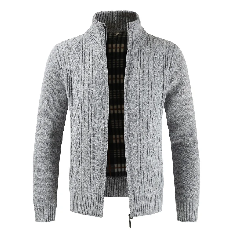 Осенний кардиган HYHY 2021, мужские свитера, толстый теплый вязаный свитер, мужские куртки, пальто, Мужская одежда, повседневная трикотажная оде...