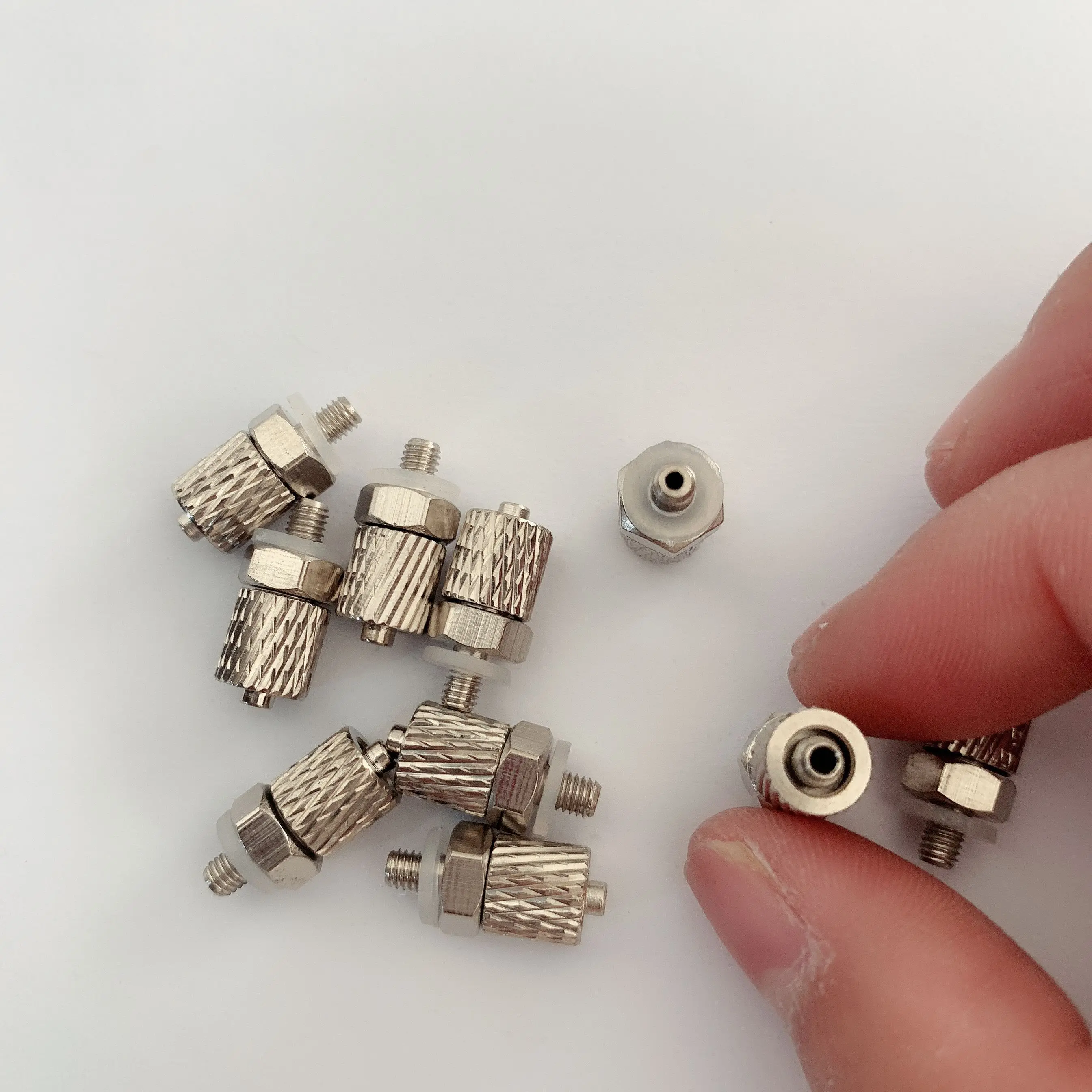 

5pcs Straight Thread Connector M3 M4 M5 M6-trachea 3 Mm 4 Mm 6 Mm Miniature Pneumatic Connector Quick Installation