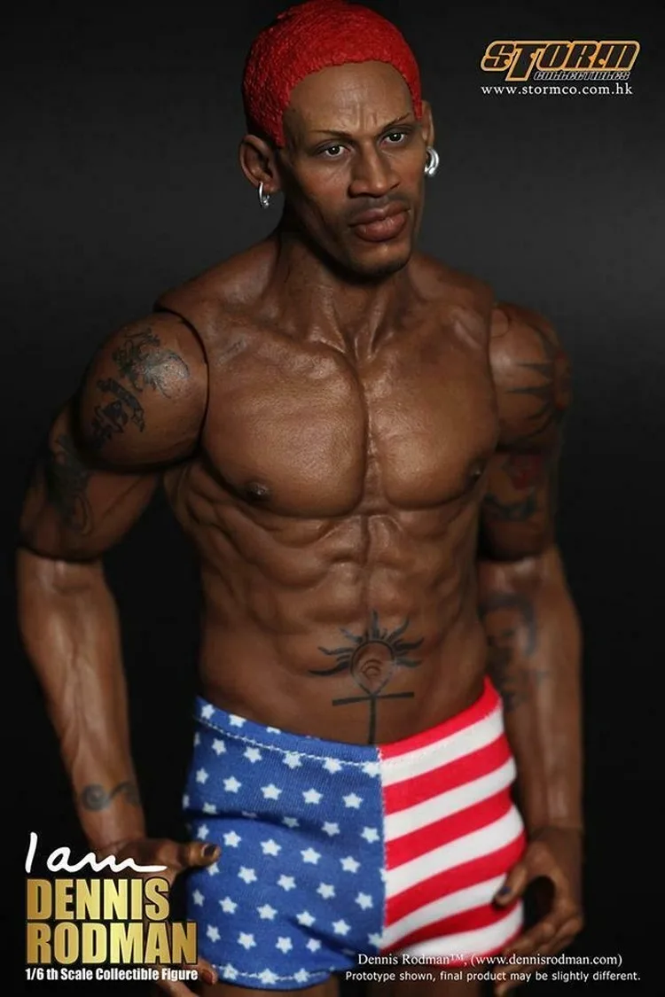 Игрушки от Storm Bulls Dennis Rodman два тела и три головы версия в наличии | хобби