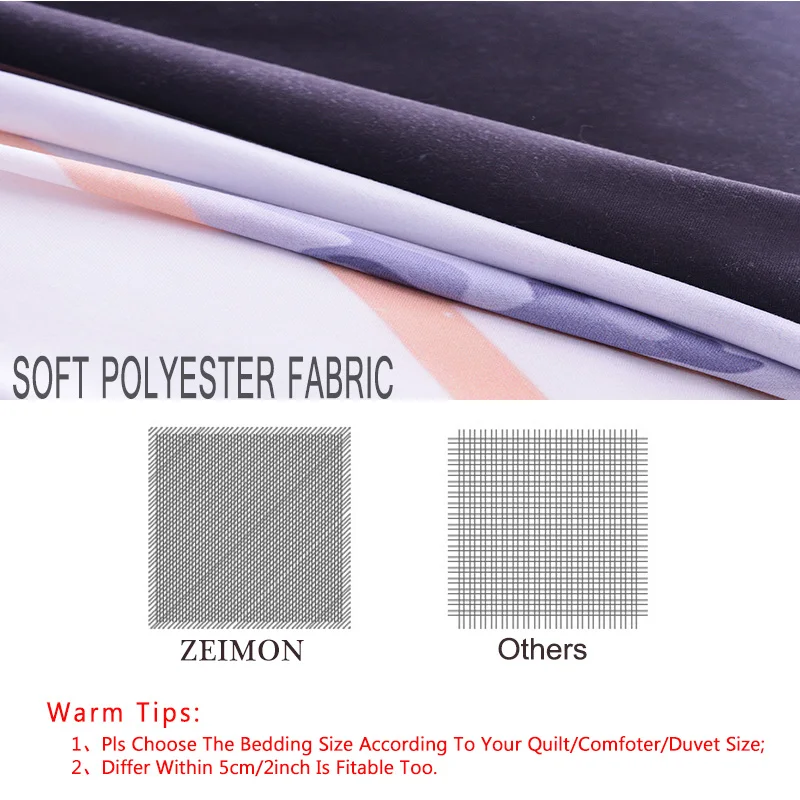 

New Geometric Bedding Sets 3D Printing Microfiber Marble Texture 2/3pcs Pillowcases Cover Set For Home Luxury Textiles