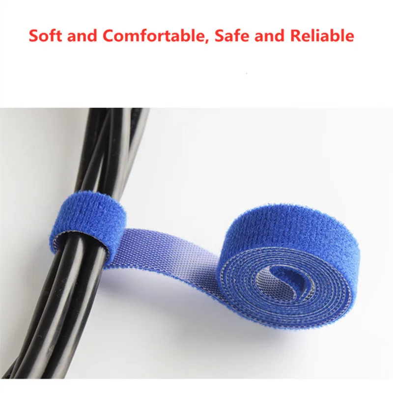 5-метровая лента на липучке для завязывания проводов и передачи данных |