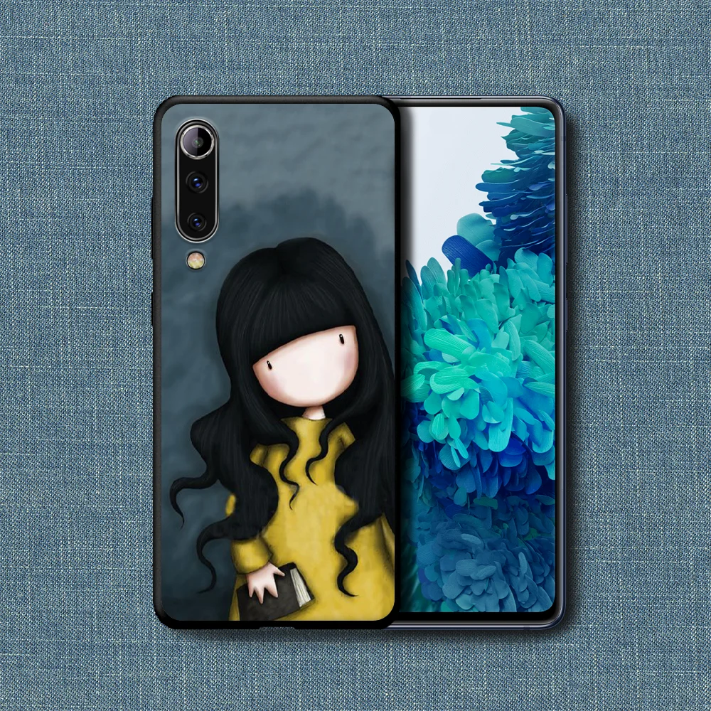 

Santoro Gorjuss Cute Cartoon Phone Case For Xiaomi Mi Note 10 A3 9 MAX 3 A2 8 9 Lite Pro Ultra black Cell 3D Coque Soft Prime
