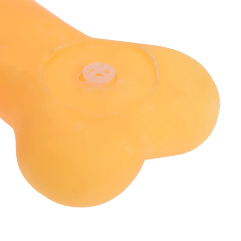 Pet Toys Bite Chew Squeaky Bone Dogs Cats Puppy Small Soft Rubber Teeth Training
