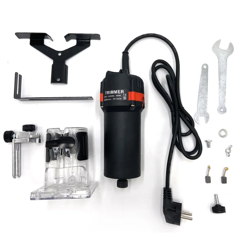 

220V Edge trimming machine slotting machine woodworking engraving machine hole mechanical and electrical tools