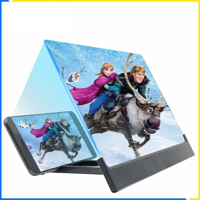 

12 inch 3D HD Video Mobile Phone Screen Magnifier Movie Game Amplifier Stand for HUAWEI Xiaomi Samsung