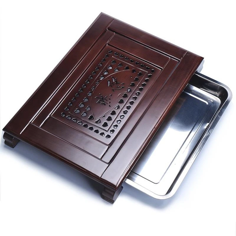 China Table Kung Fu Puer Accessories Juego De Board Set Te Chino Serviertablett Chinese Gongfu Holder Serving Tea Tray | Дом и сад