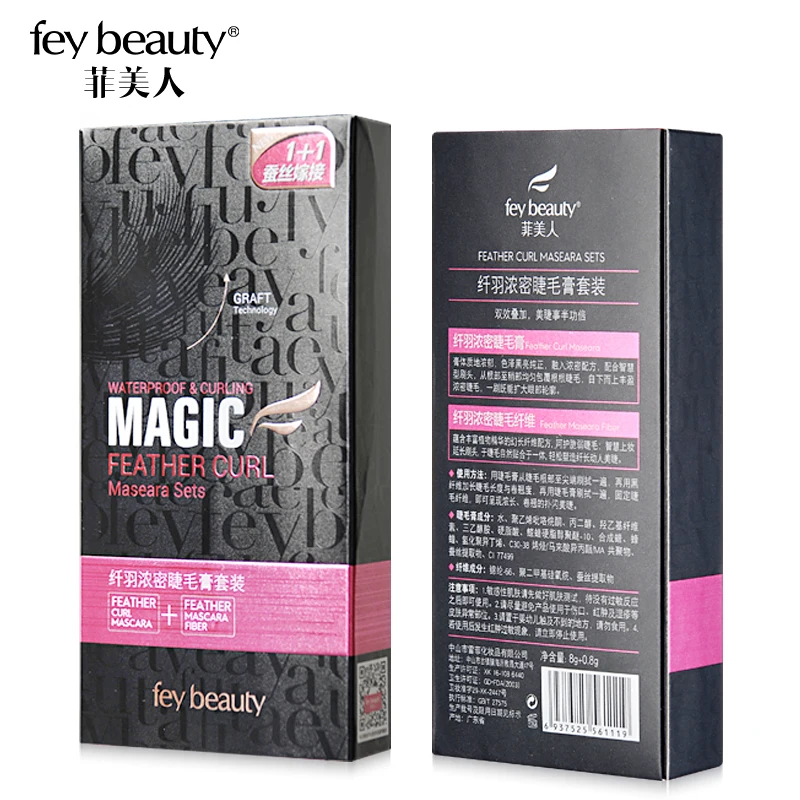 Водонепроницаемая тушь для ресниц FEY BEAUTY 2 шт./лот 3D увеличение объема набор