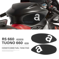 motorcycle tankpad anti slip tank pad protection stickers side tank pads traction pad fit for aprilia rs 660 rs660 tuono 660