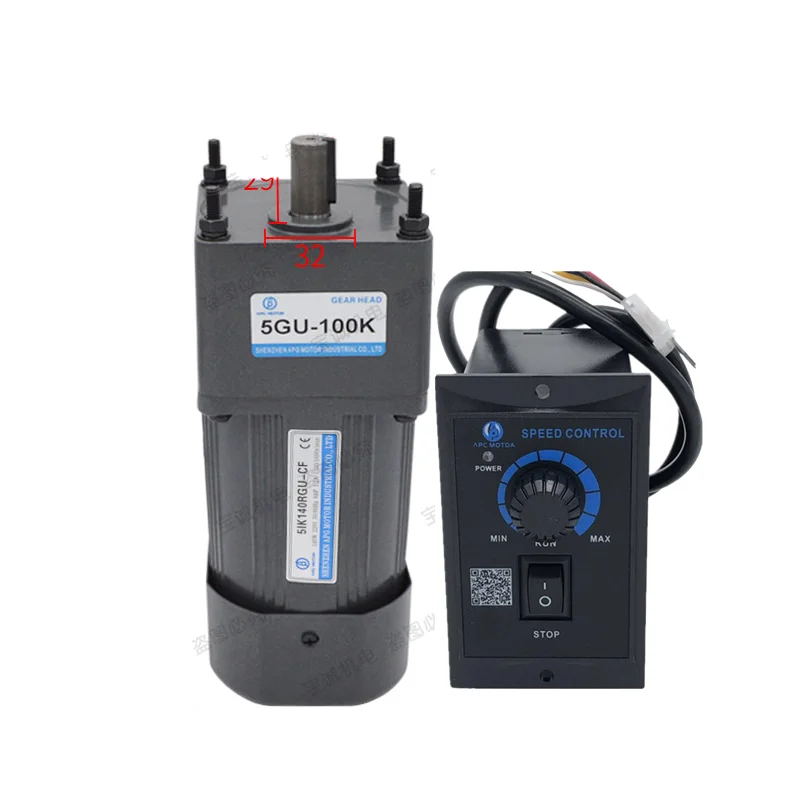 5IK140RGU-CF 50/60 Гц переменного тока однофазный 220 В редукторный двигатель против