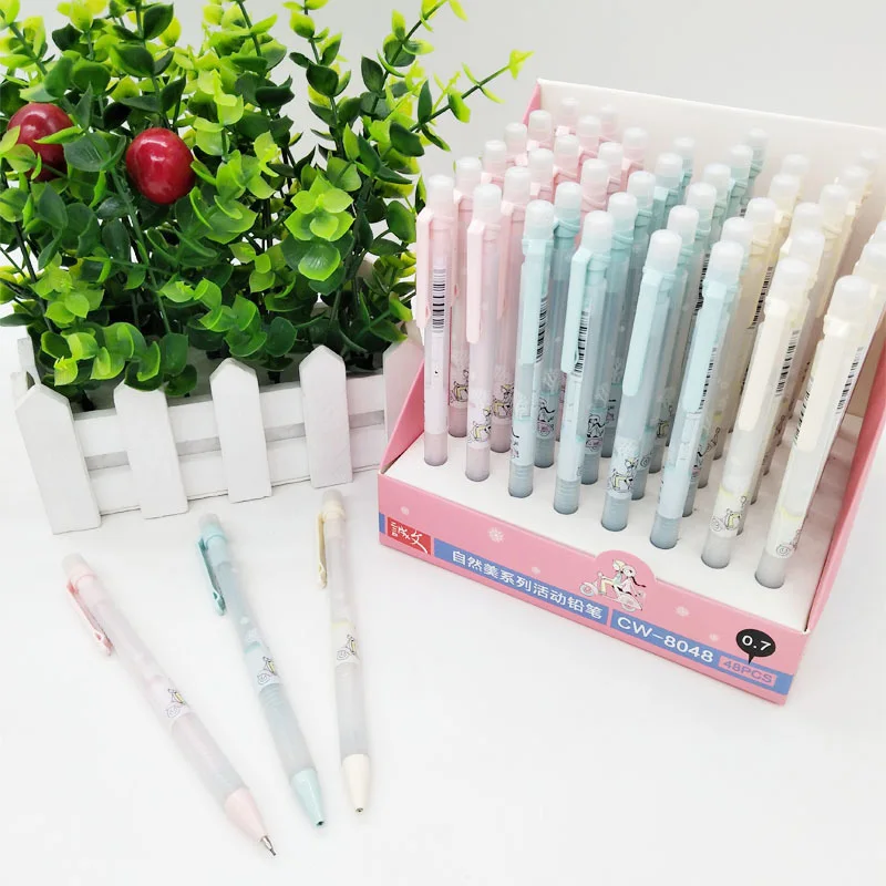 1 шт. милый механический карандаш новинка автоматические карандаши с ластиком