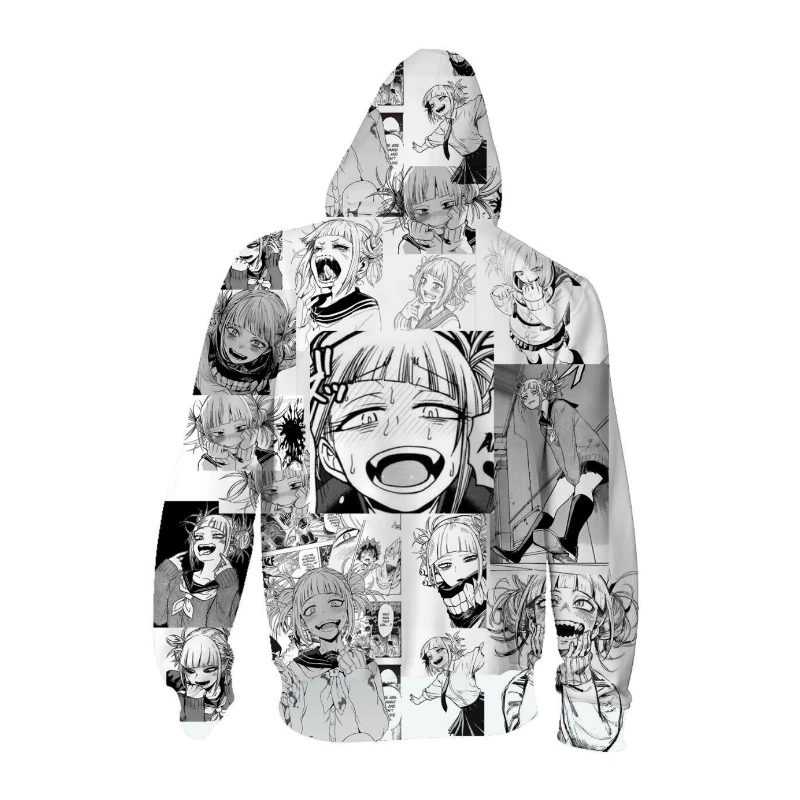 Anime Boku No Hero Academia Cosplay Costume Himiko Toga My Hoodies Sweatshirts Zip Jacket Halloween Costumes CS186 | Тематическая