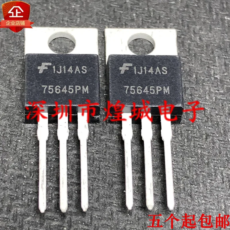 10 шт./лот HUF75645PM 75645PM TO-220 100V 75A 5