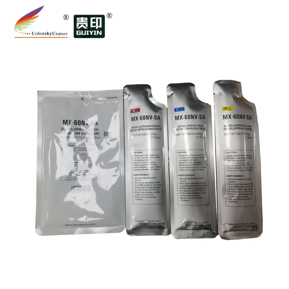

(DVCRX-SHMX2600) original developer for sharp MX-2601N MX-3101N MX-2600N MX-3100N MX-2601 MX2310U DX-2500 200g/bg kcmy 4bags/set