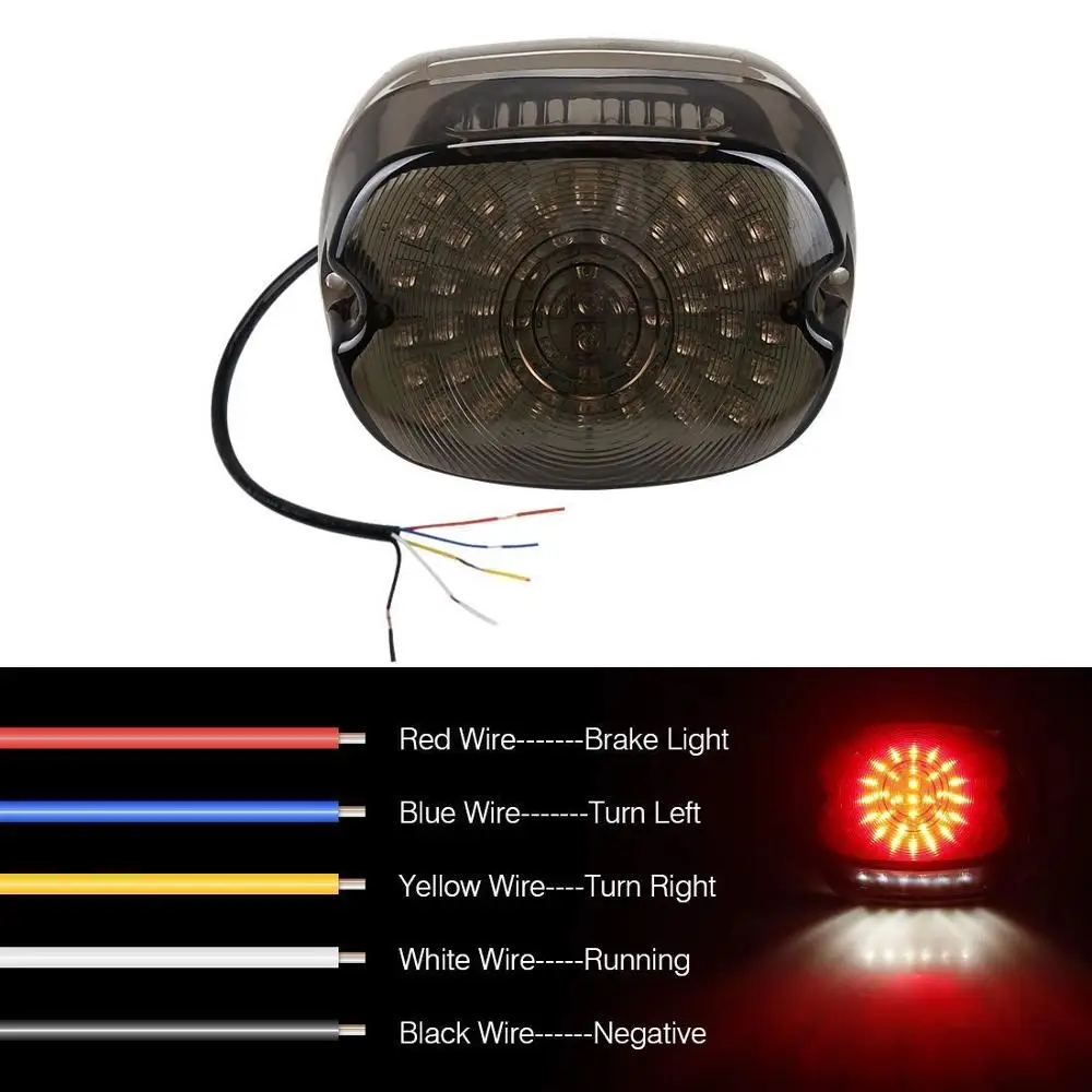 СТОП-сигнал заднего света LED для Sportster 883 1200 XL Touring Softail Dyna Electra Glide.