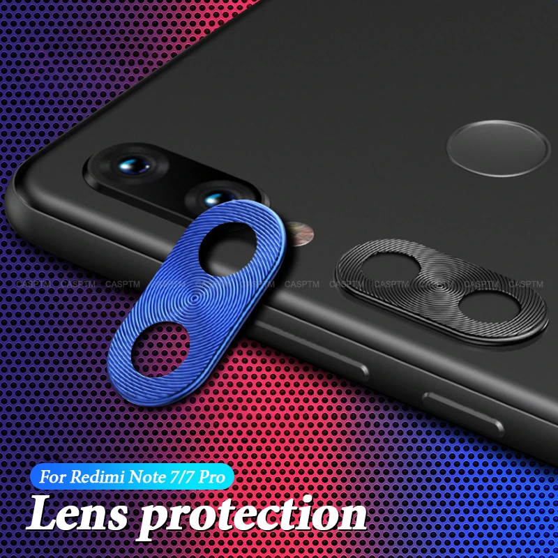 Защитный чехол для задней камеры Xiaomi Redmi Note 7 алюминиевый цветной защитный Note7