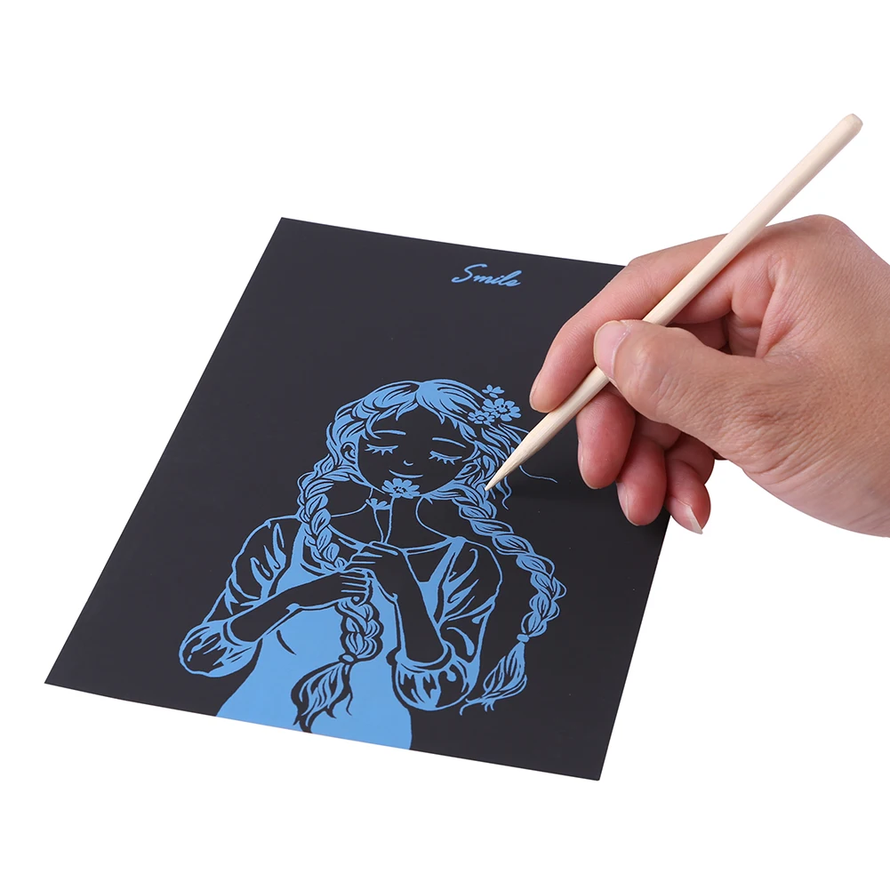 Головоломки игрушки для рисования скребковая живопись удобной переноски