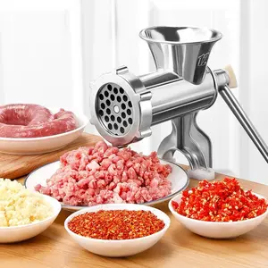 manual meat grinder sausage noodle dishes handheld making gadgets stainless steel mincer pasta maker home kitchen cooking tool free global shipping