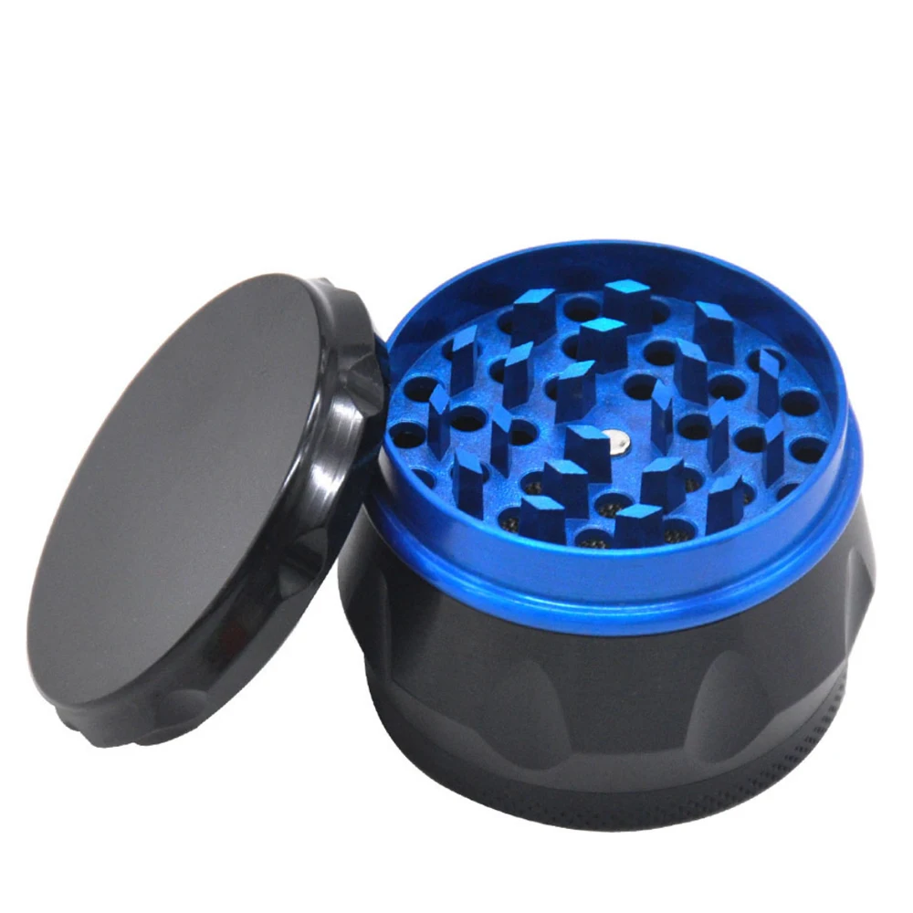 2 шт./лот 4 слойная измельчитель для трав металлические 53 мм измельчители табака