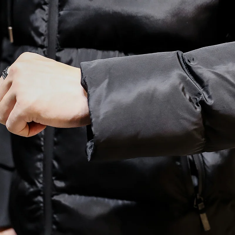 Хлопковая куртка мужская новинка зима 2021 Короткая Толстая стеганая корейская