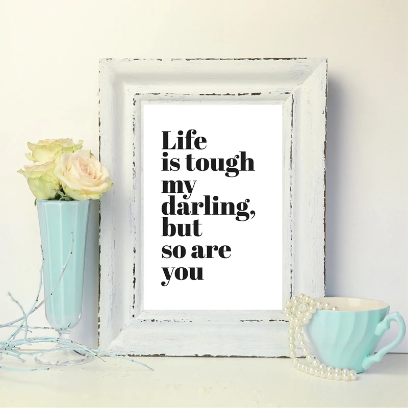 Жизнь жесткая мой дорогой но вы тоже любите цитаты постеры и принты подарок на