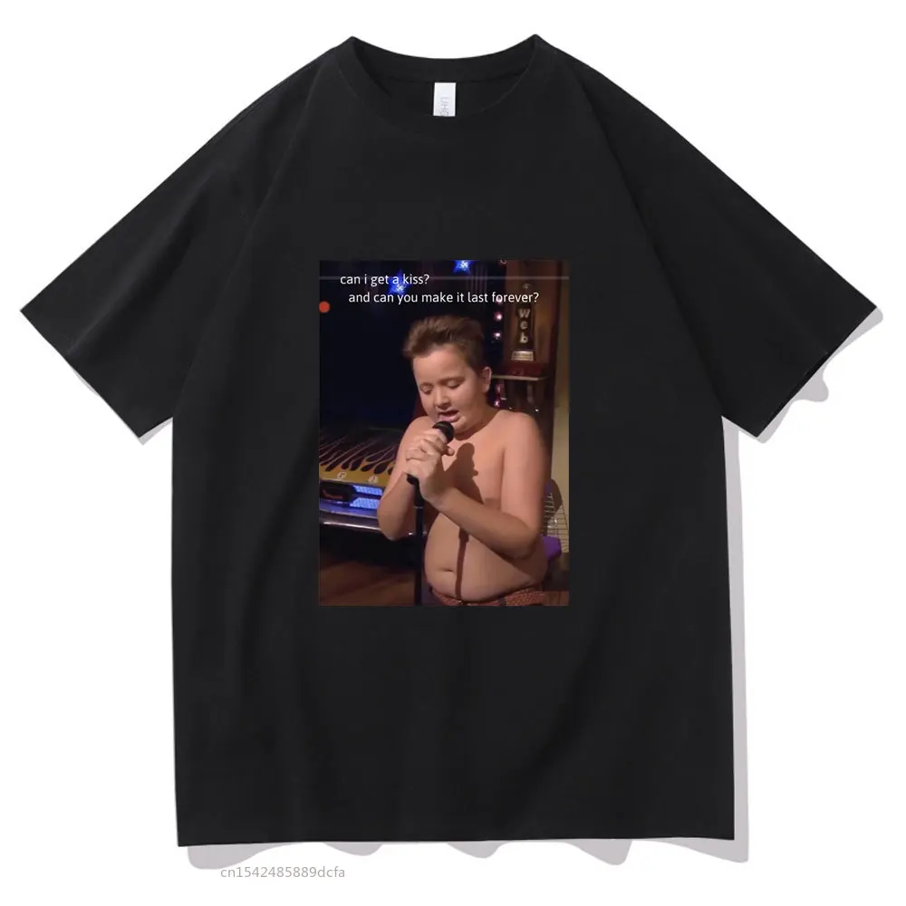 

Gan I Get A Liss And Can You Make It Last Forever Print Tshirt Trendy Style Short Sleeve Summer Oversized Clothes