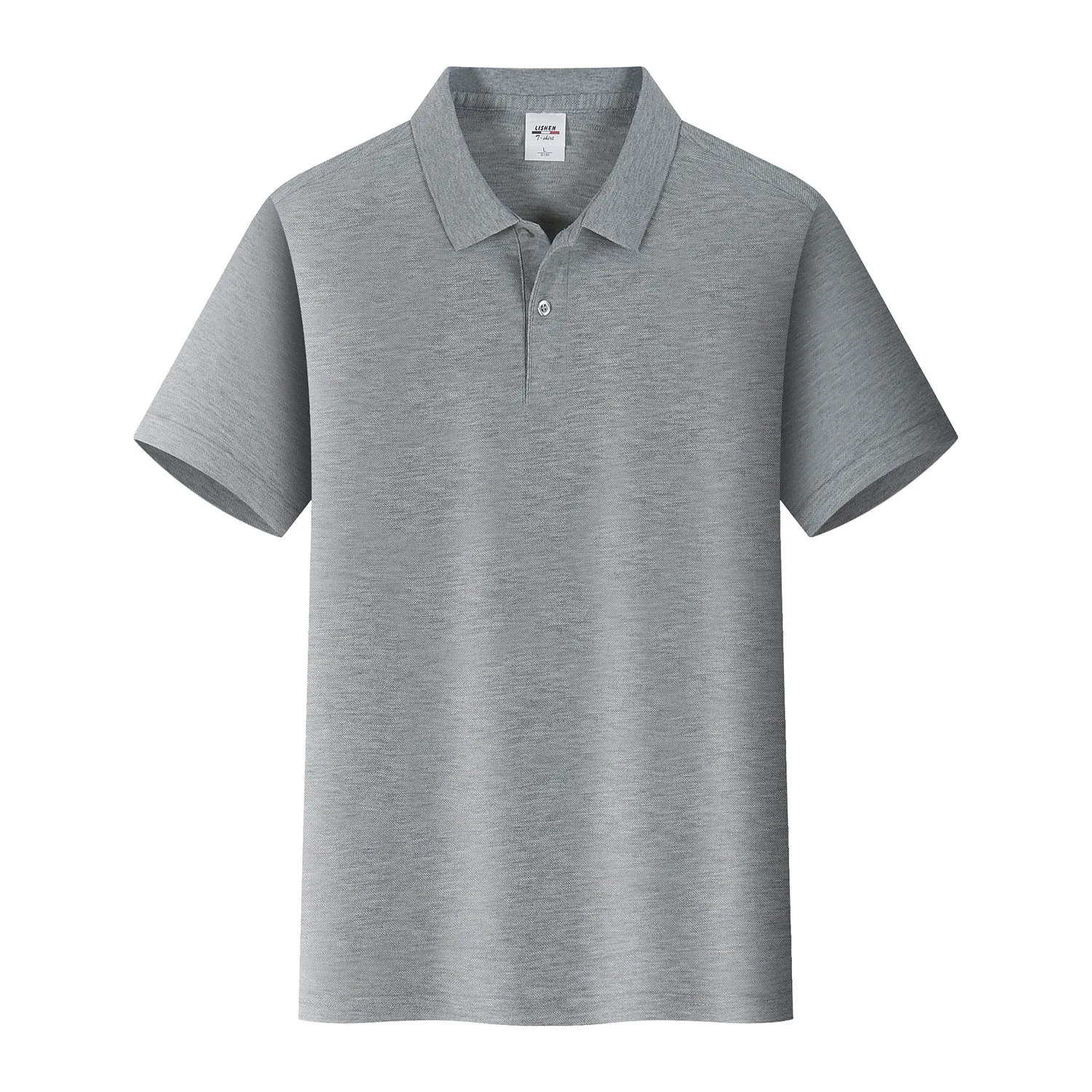 

Men's Women's Summer New Solid Color Lapel Polo Shirts Short Sleeve T-shirt Tops